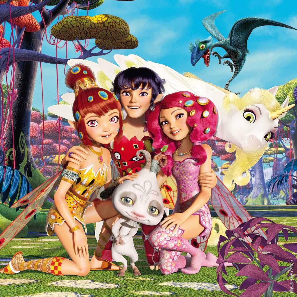 Puzle slagalice 3x49 delova Mia and Me Ravensburger 05701 - detalj