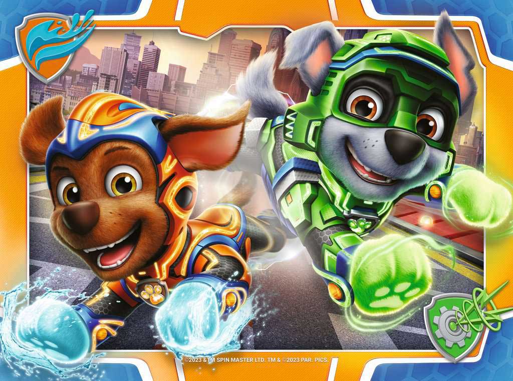 Slagalice 4u1 Patrolne šape Ravensburger 03169 - detalj