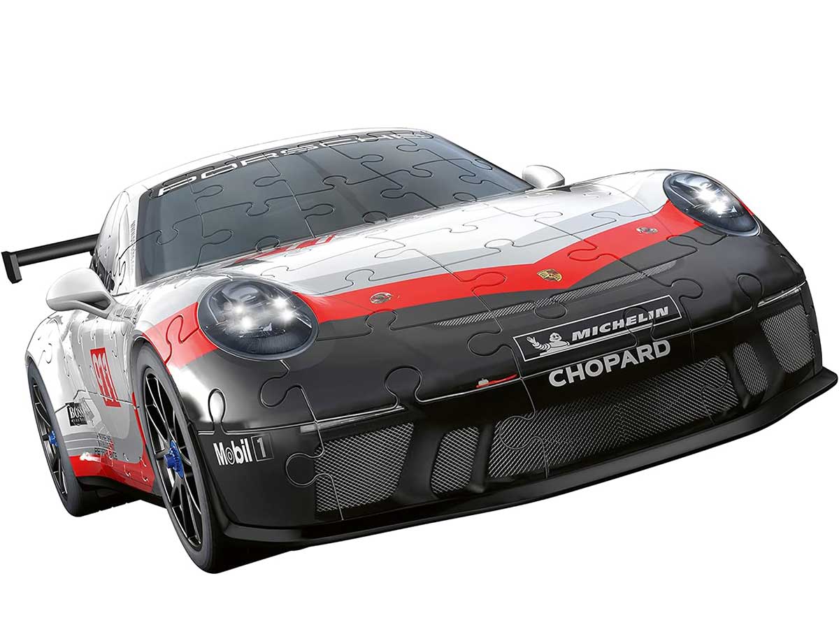 Automobil Porsche GT3 Cup 3D Puzzle 152 dela Ravensburger 11557 - detalj