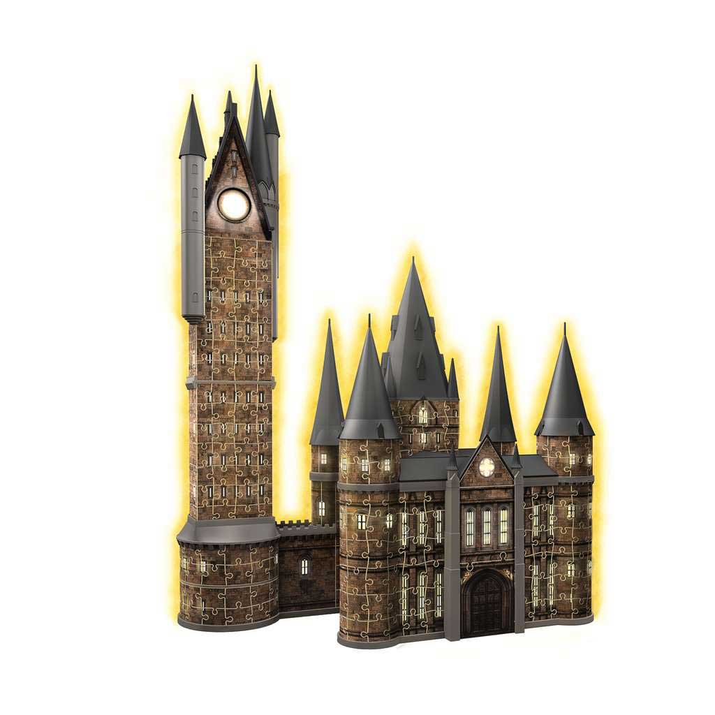 Zamak Hogvorts - Astronomska kula sa osvetljenjem Harry Potter™ 3D Puzzle Ravensburger 11551 - detalj