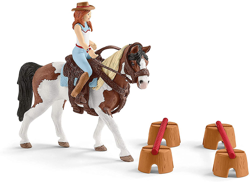 Schleich Figure Konji - Hana i vestern jahanje 42441 - detalj