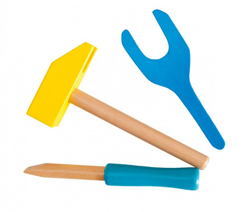 Dečija drvena kutija sa alatom WOODY 91868 - detalj