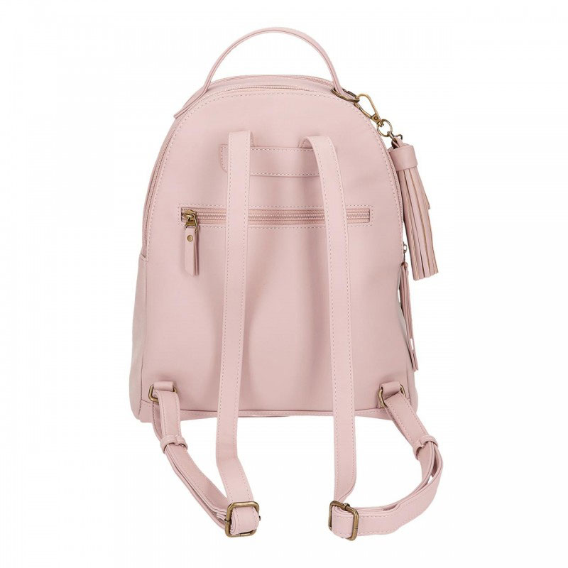 Pepe Jeans Modni ranac eko koža 33cm Bitmat Pink 75222 - detalj