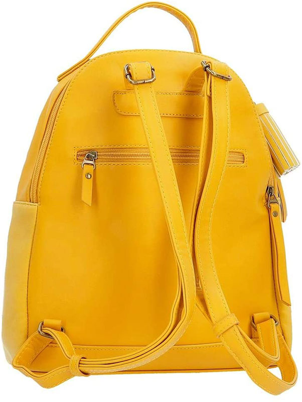 Pepe Jeans Modni ranac eko koža 33cm Bitmat Yellow 75222 - detalj