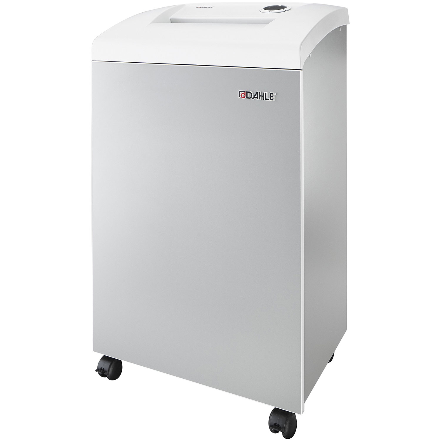 Profesionalni uništavač papira, diskova, kartica, sa točkićima Dahle 410 - detalj