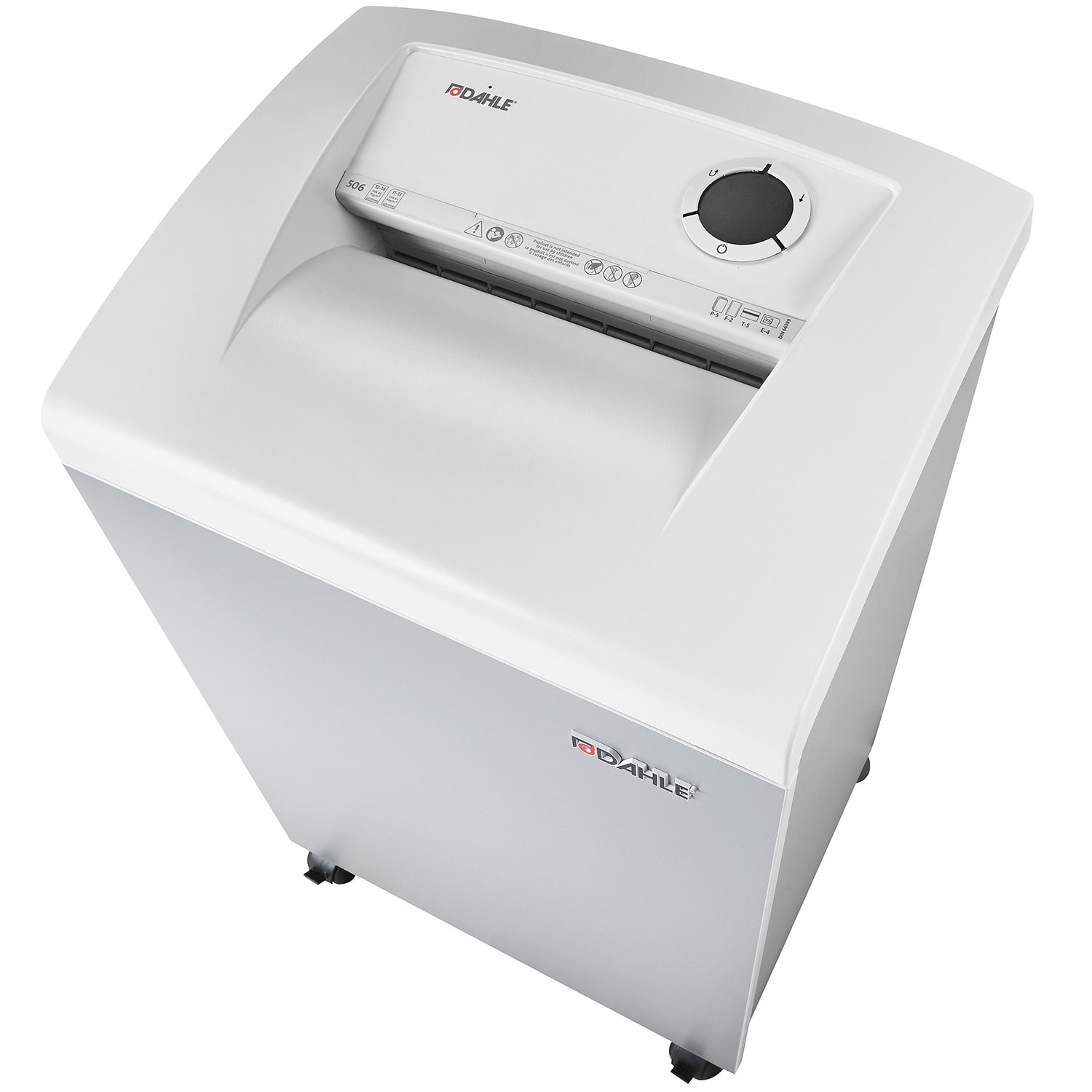 Profesionalni uništavač papira, sa točkićima Dahle 506 - detalj