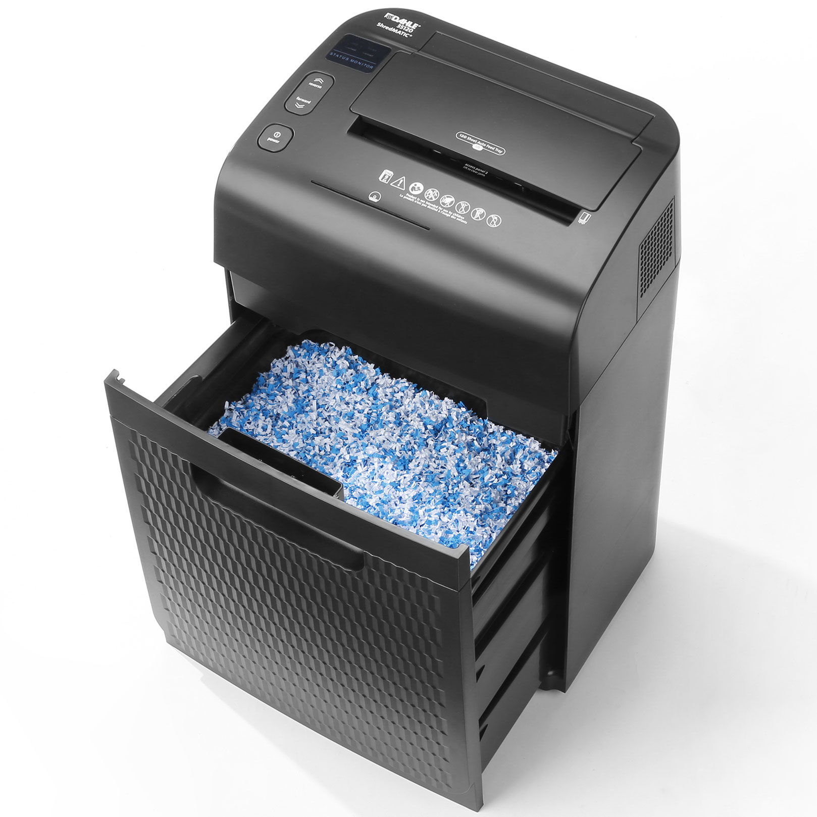 Profesionalni uništavač papira, diskova i kartica Dahle ShredMATIC 35120 - detalj