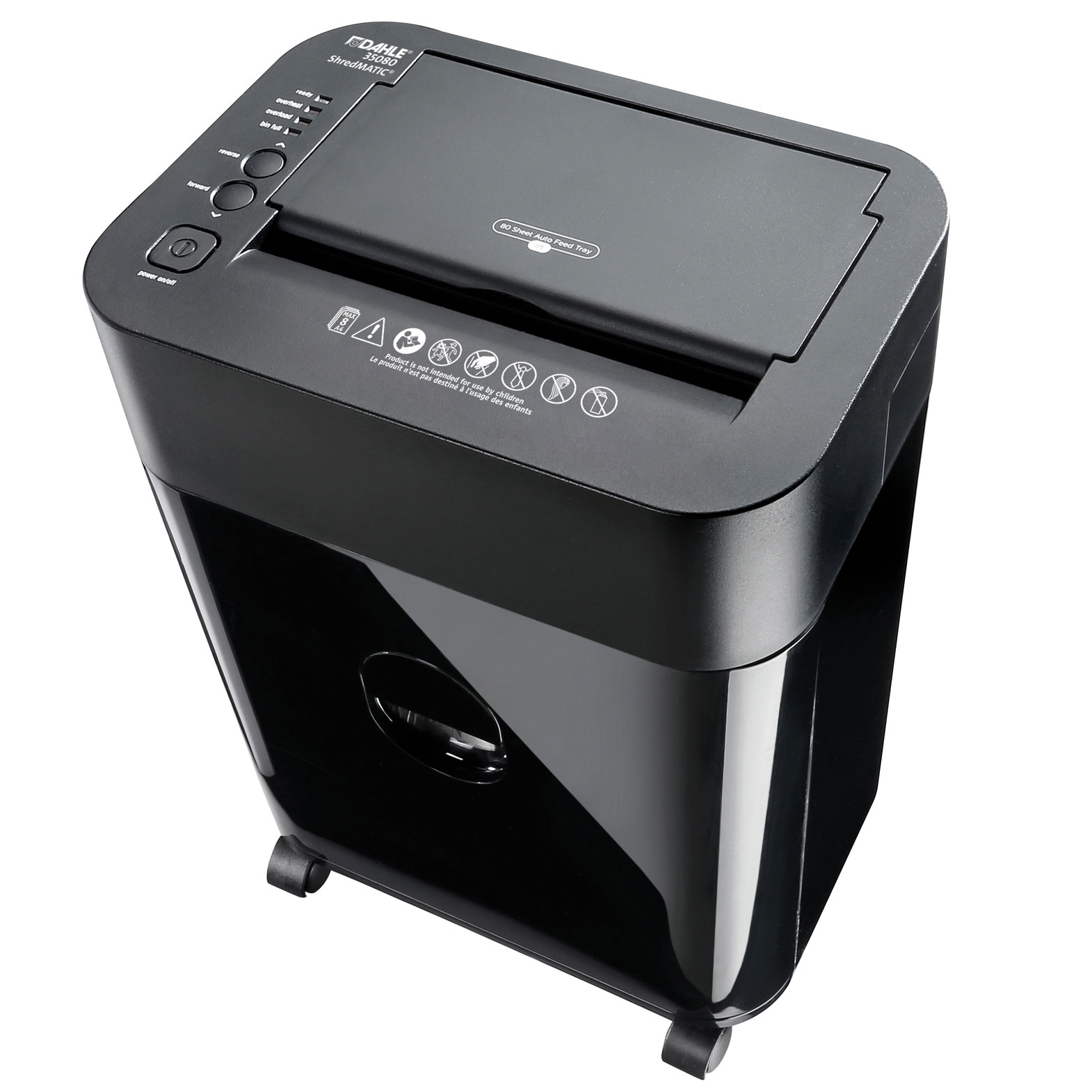 Profesionalni uništavač papira Dahle ShredMATIC 35080 - detalj