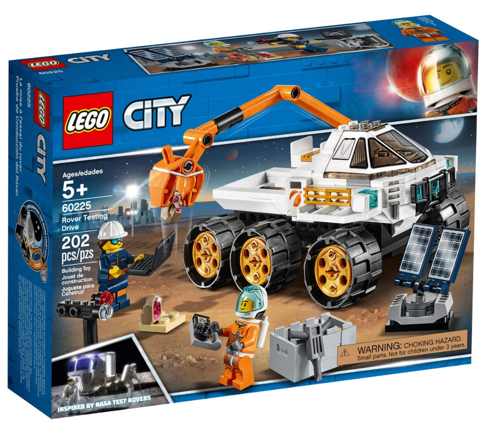 LEGO® Kocke - City - Probna vožnja rovera za svemirska istraživanja 60225 - detalj