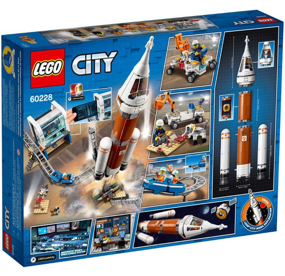 LEGO® Kocke - City - Raketa za istraživanje svemira i lansirna stanica 60228 - detalj