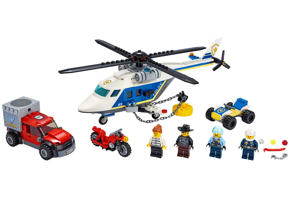 LEGO® City Kocke - Policija - Helikopterska potera 60243 - detalj