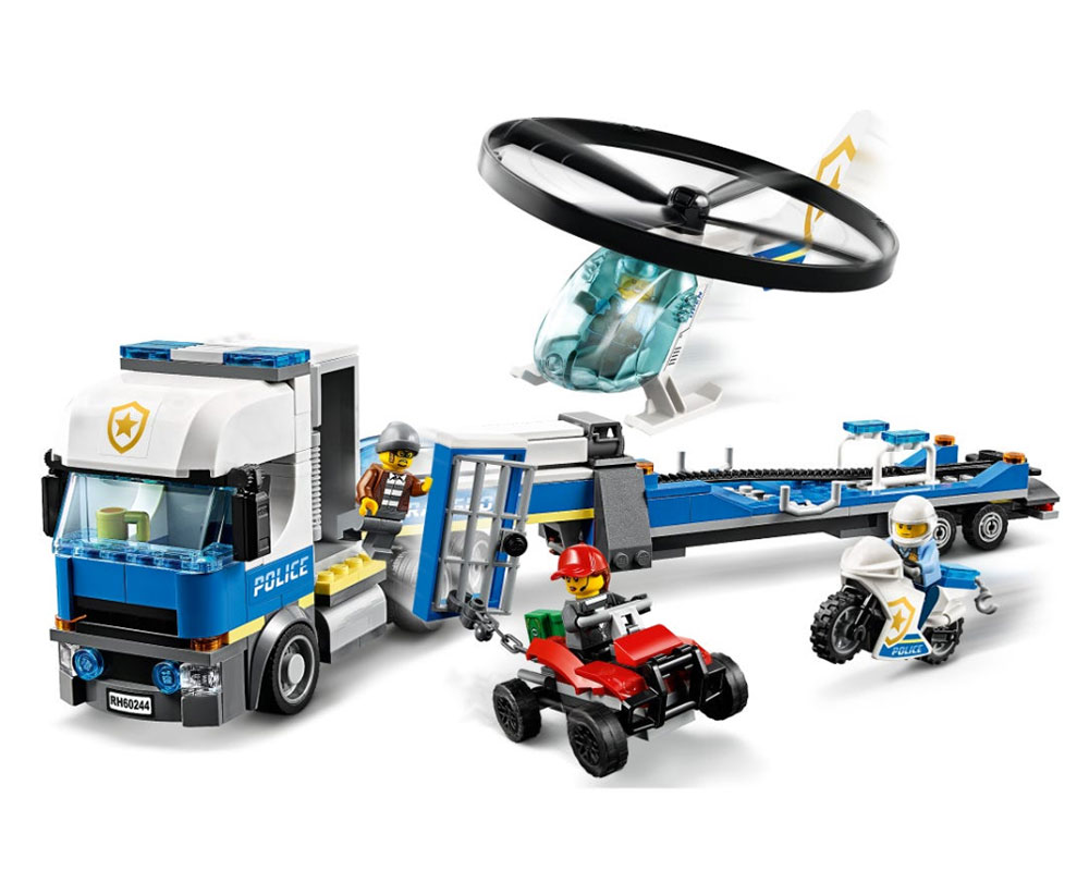 LEGO® City Kocke - Policija - Transporter helikoptera 60244 - detalj
