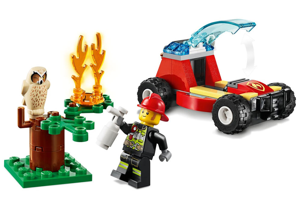 LEGO® City Kocke - Vatrogasci - Šumski požar 60247 - detalj