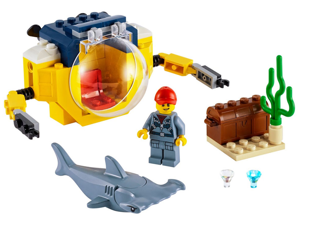 LEGO® City Kocke Mala podmornica za okeanska istraživanja 60263 - detalj