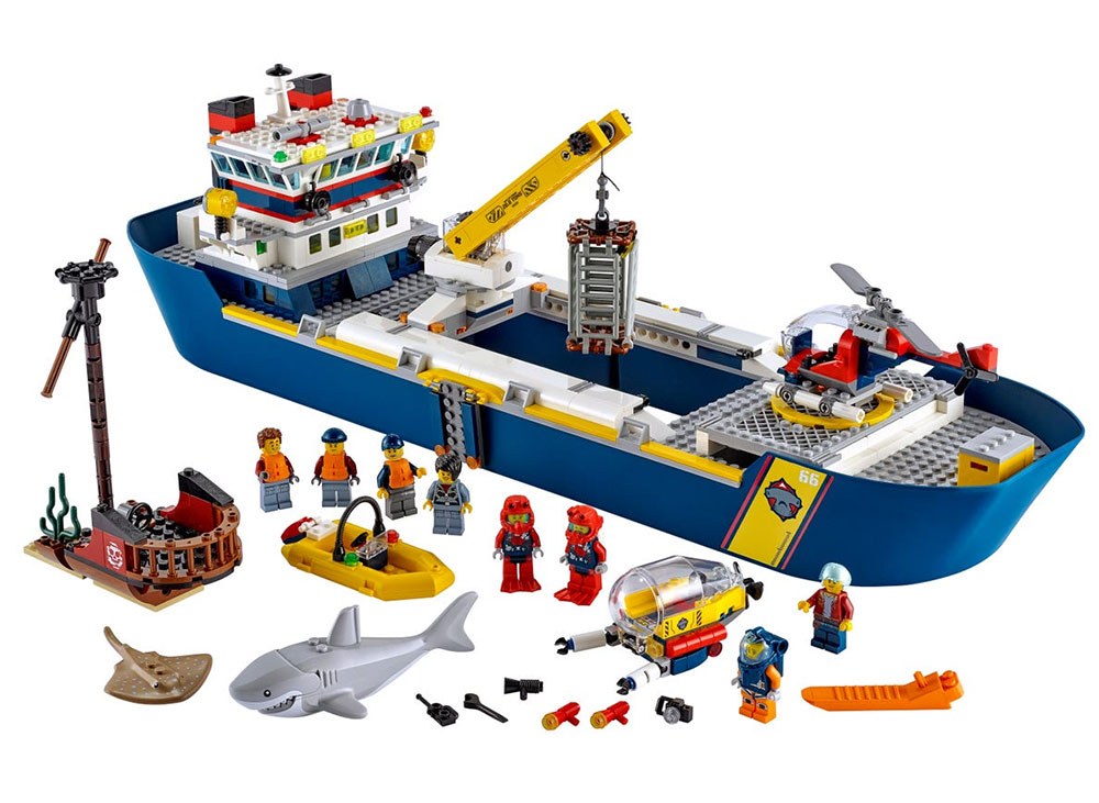 LEGO® City Kocke Brod za okeanska istraživanja 60266 - detalj
