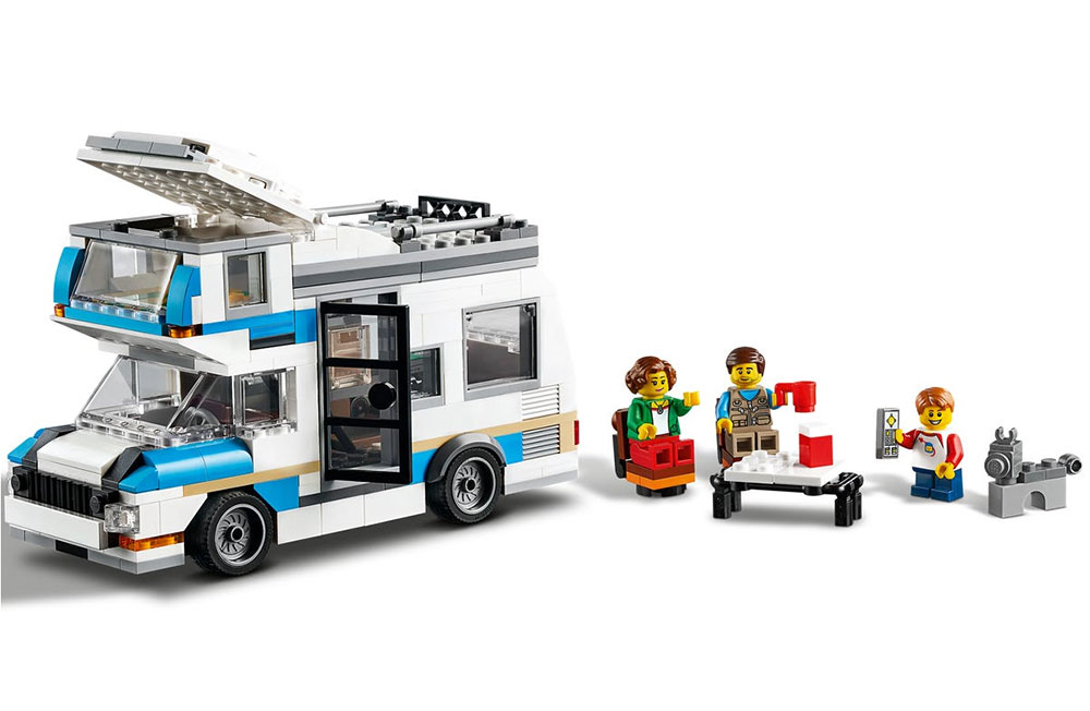 LEGO® Creator Kocke 3u1 Porodični odmor u kamp prikolici 31108 - detalj