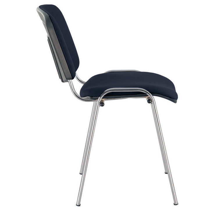 Konferencijska hromirana stolica Nowy Styl Iso crna - detalj