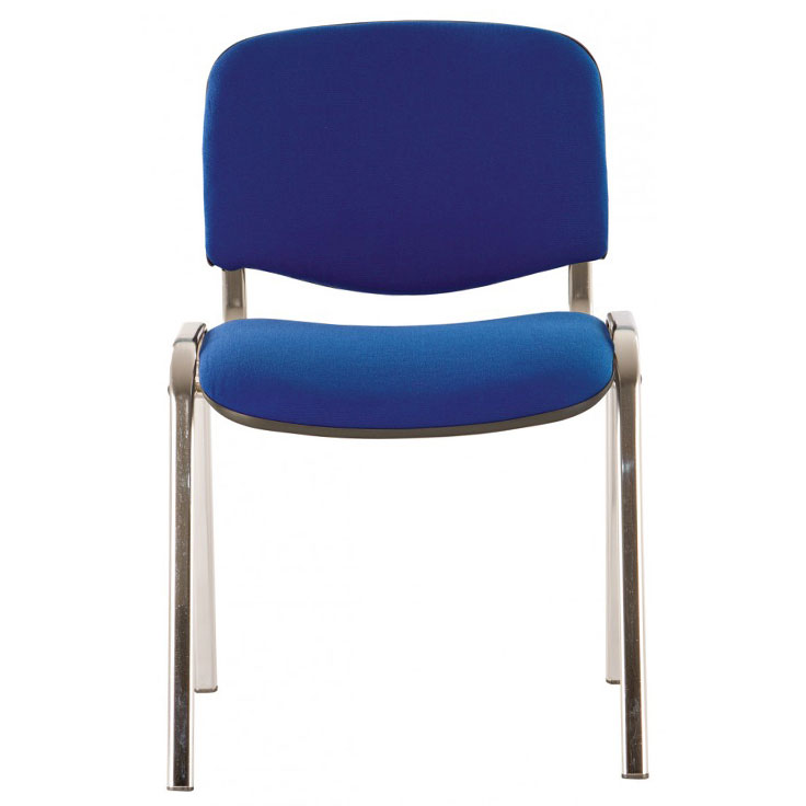 Konferencijska hromirana stolica Nowy Styl Iso plava - detalj