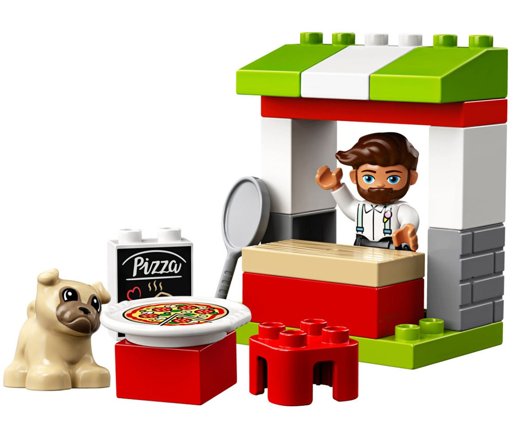 LEGO® DUPLO® Kocke - Pizza štand 10927 - detalj