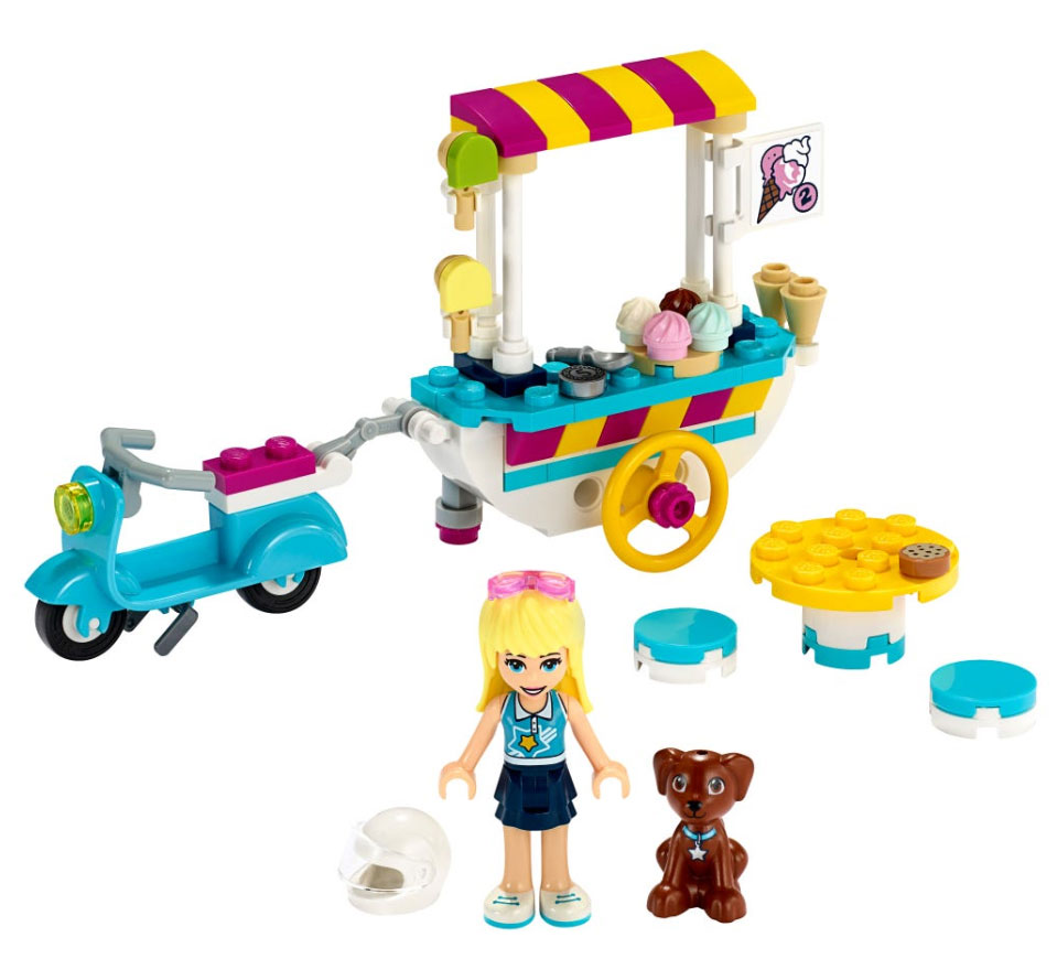 LEGO® FRIENDS Kocke Stefani i kolica sa sladoledom 41389 - detalj