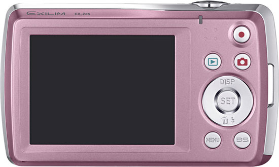 Casio digitalni fotoaparat EX-Z35 u roze boji - detalj