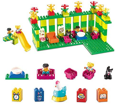 Smoneo 55008 Dečije kocke Plastične kocke KUĆA 175 kom. 876008 - detalj