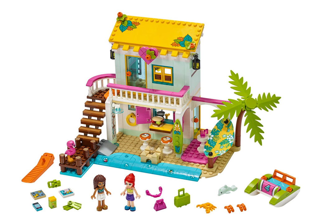 LEGO® FRIENDS Kocke Kuća na plaži 41428 - detalj