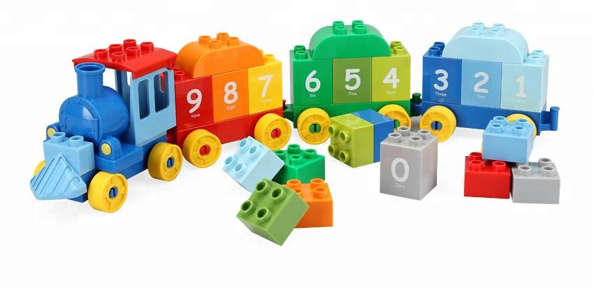 Dubie Dečije kocke Plastične kocke u kutiji VOZIĆ 31 deo 876018 - detalj