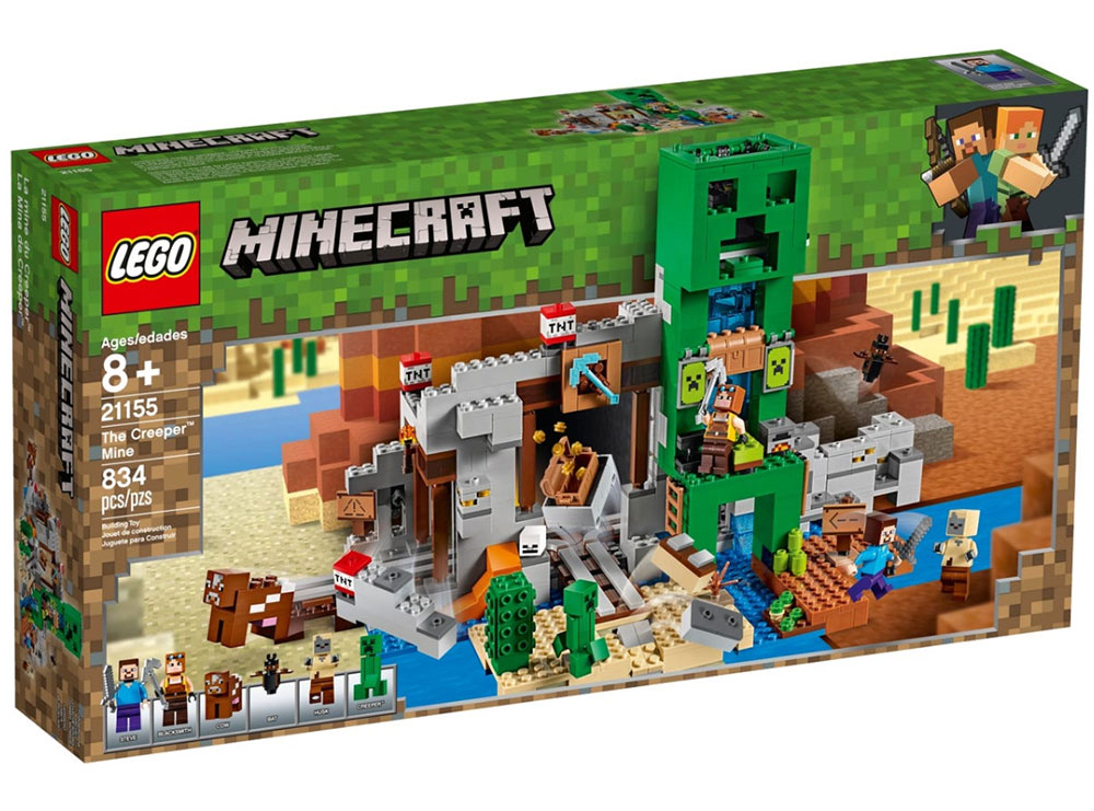 LEGO® Kocke Minecraft Kriperov rudnik 21155 - detalj