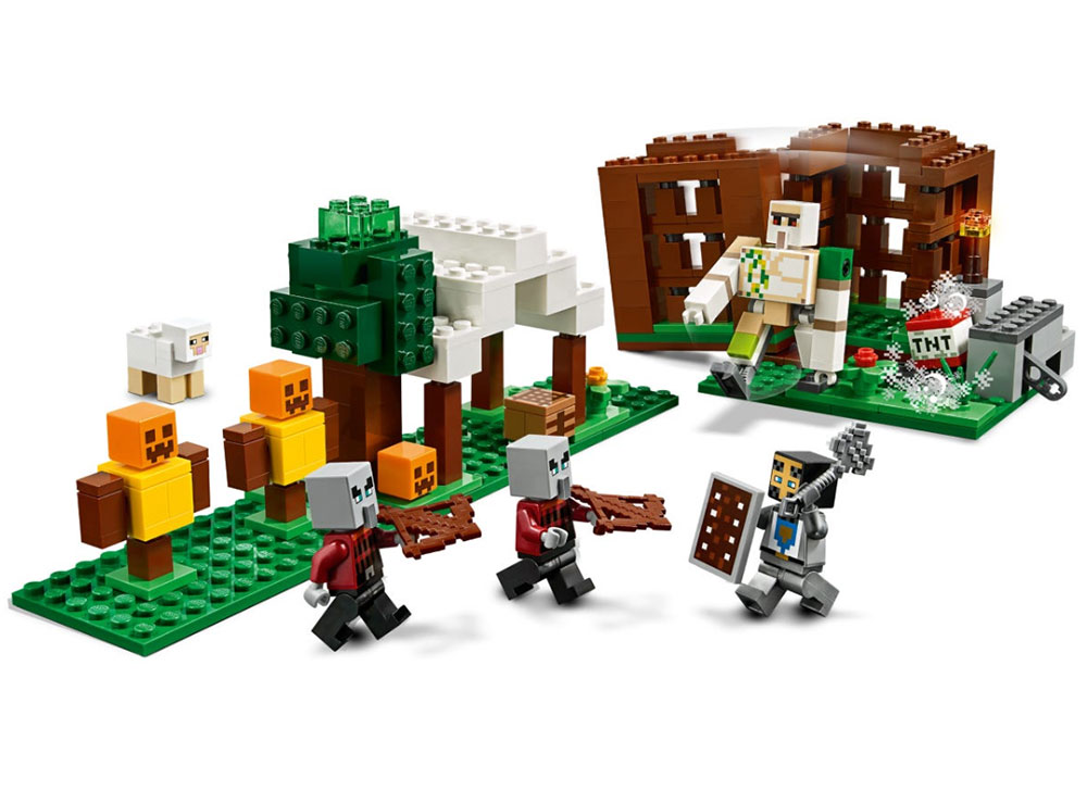 LEGO® Kocke Minecraft Predstraža Piladžera 21159 - detalj