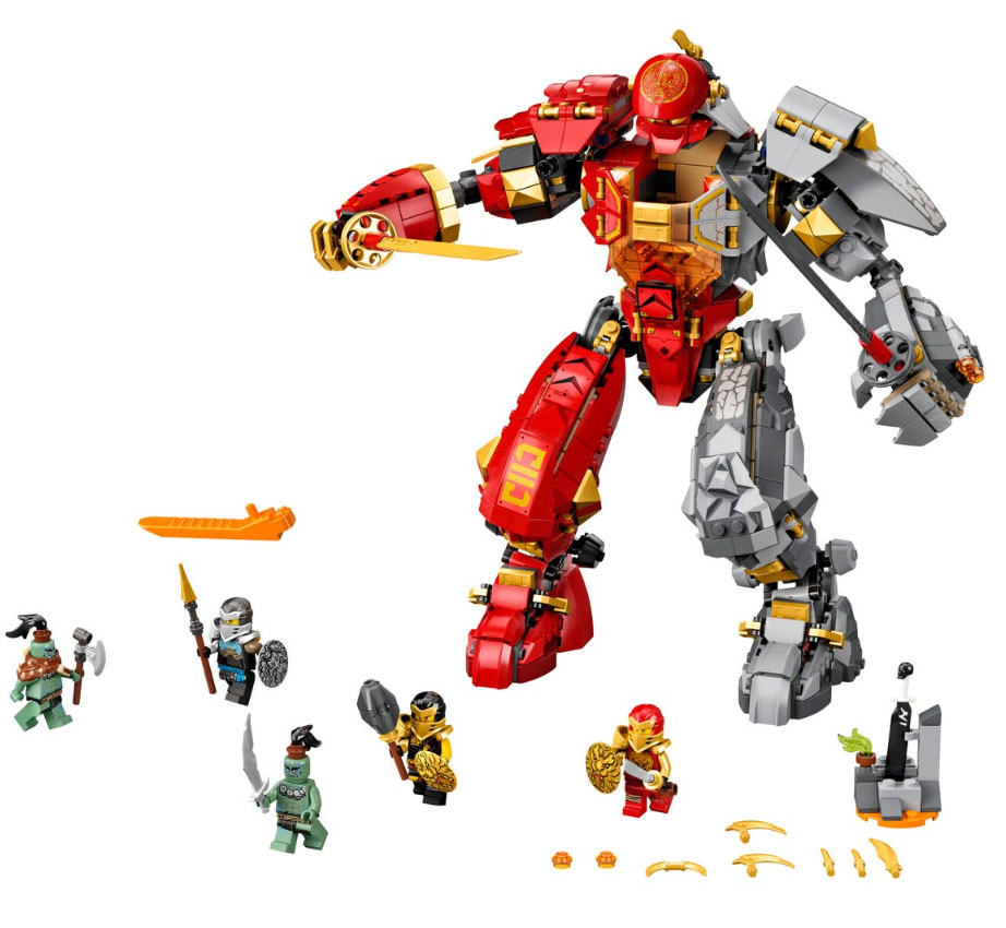 LEGO® Kocke NINJAGO Vatreno-kameni Meh 71720 - detalj
