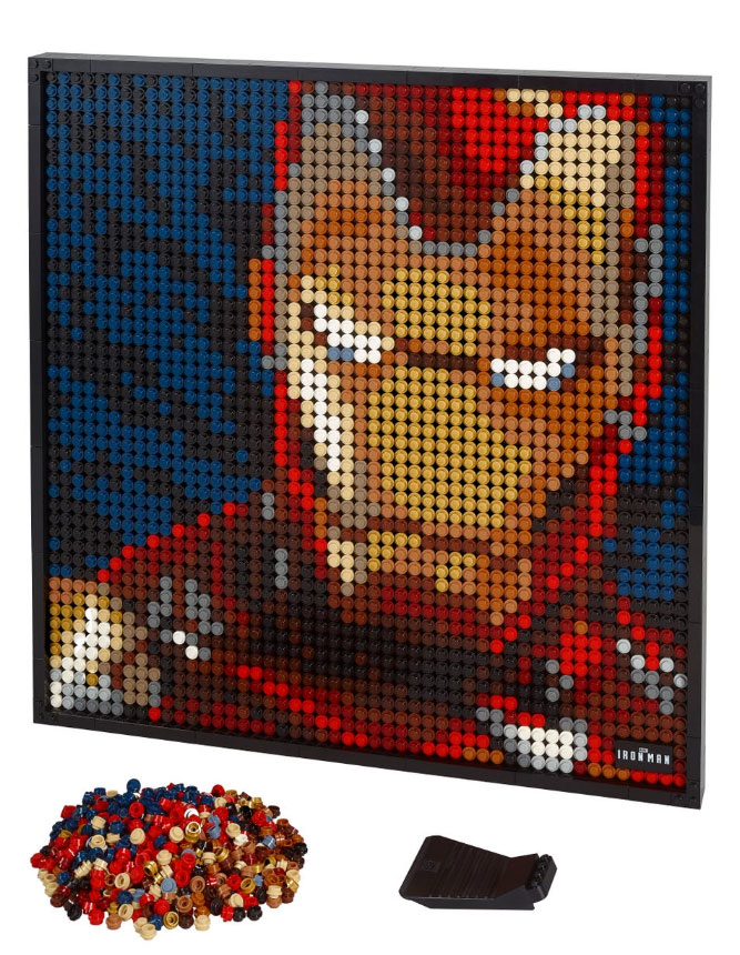 LEGO® Kocke Art Iron Man 31199 - detalj