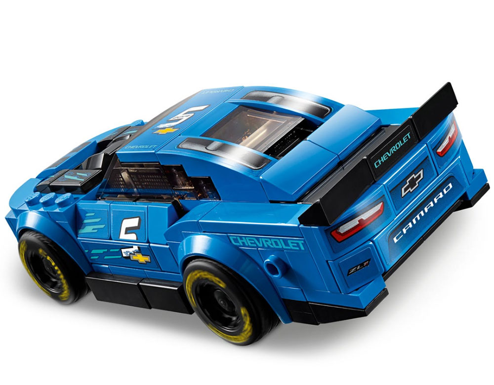 LEGO® Kocke Speed Champions Trkački automobil Chevrolet Camaro ZL1 75891 - detalj