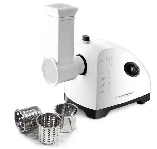 Mašina za mlevenje mesa sa dodacima za rendanje povrća Esperanza EKM022 - detalj