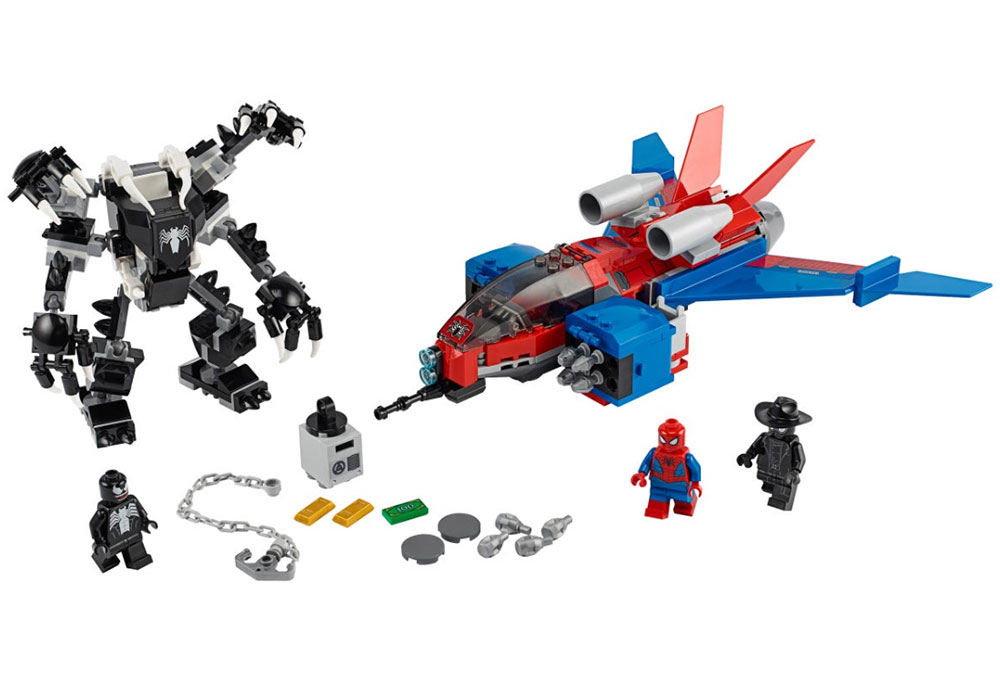 LEGO® Kocke Spajdermen - Spiderjet vs. Venom Mech 76150 - detalj