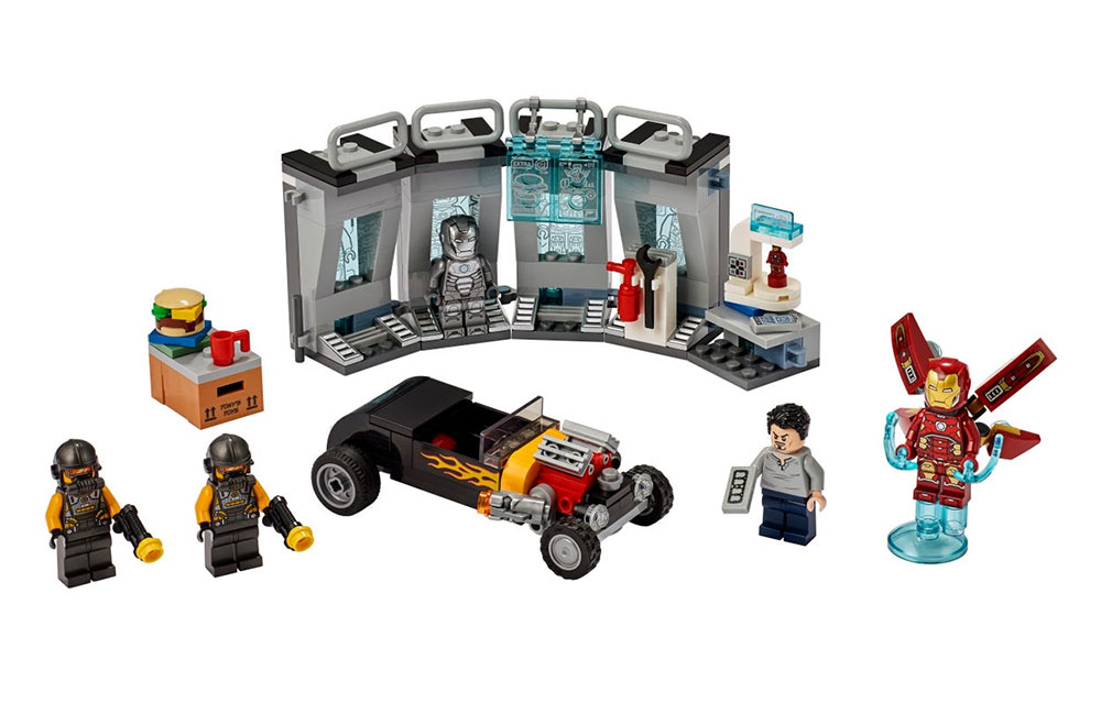 LEGO® Kocke Avengers - Ajronmenova oružarnica 76167 - detalj