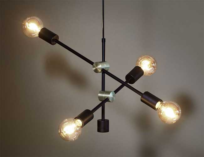 Luster Torwald 4xE27 - detalj