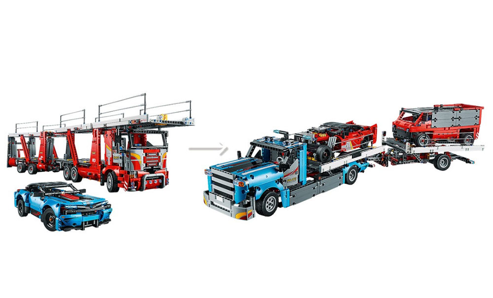 LEGO® Kocke Technic Šleper za transport automobila 42098 - detalj