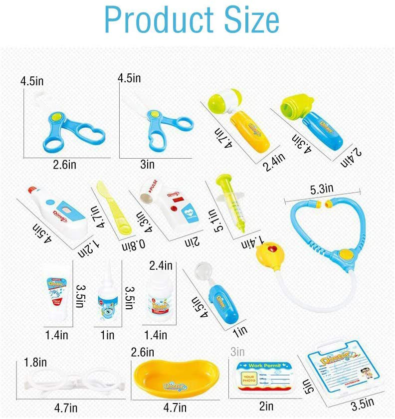 Dečija igračka Doktor Ordinacija 17 delova 870039 - detalj