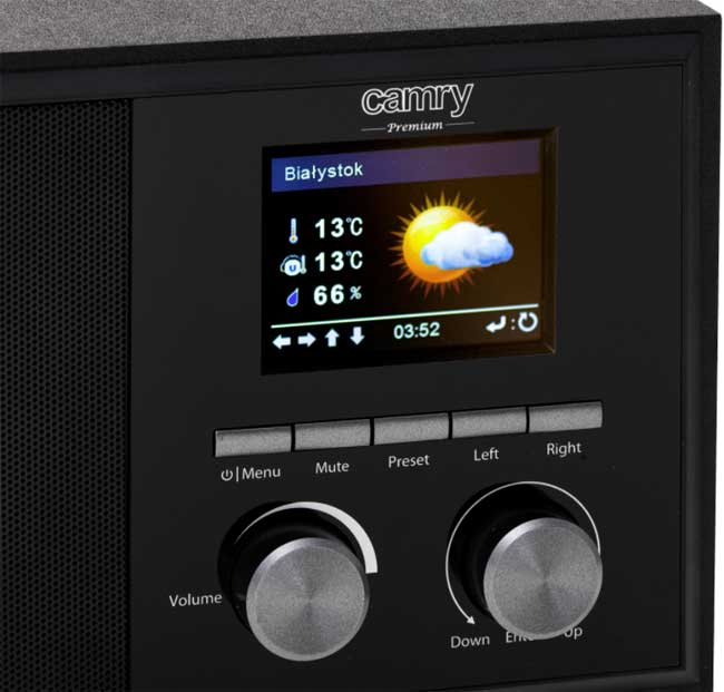 Internet DAB Radio prijemnik sa multifunkcionalnim displejem Camry CR1180 - detalj