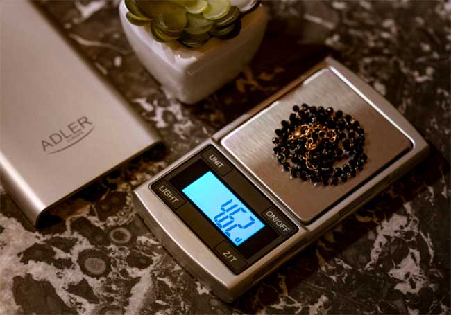 Precizna vaga Adler AD3168 - detalj