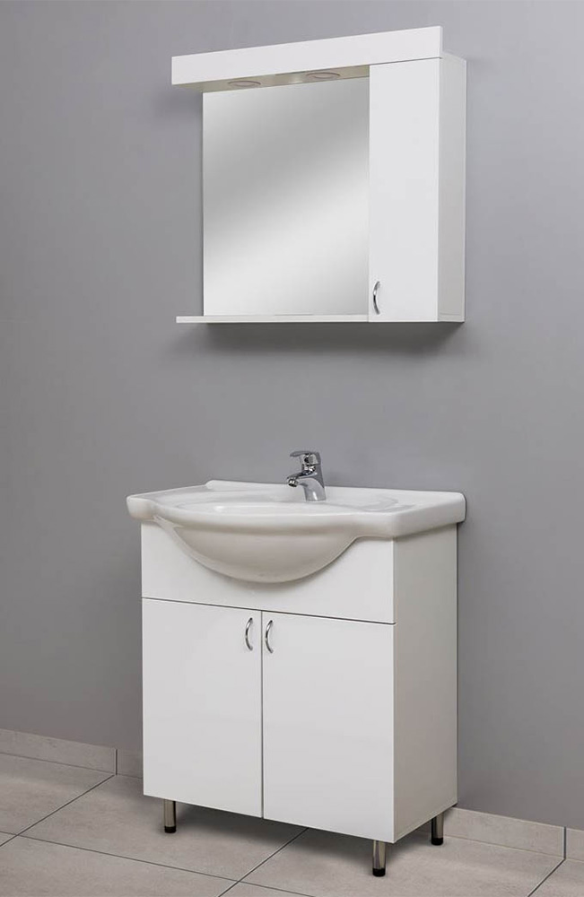 Roper ogledalo sa ormarićem i rasvetom Ekonomik 750A3 - detalj