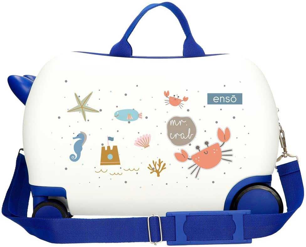 Dečji kofer za vožnju Enso Mr Crab white 97510 - detalj
