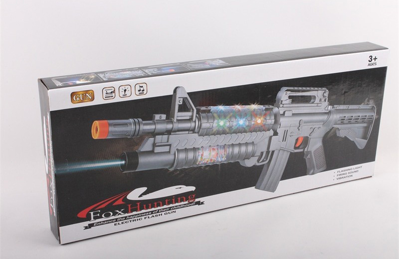 Puška sa zvukom, svetlom i vibracijama M4 864018 - detalj