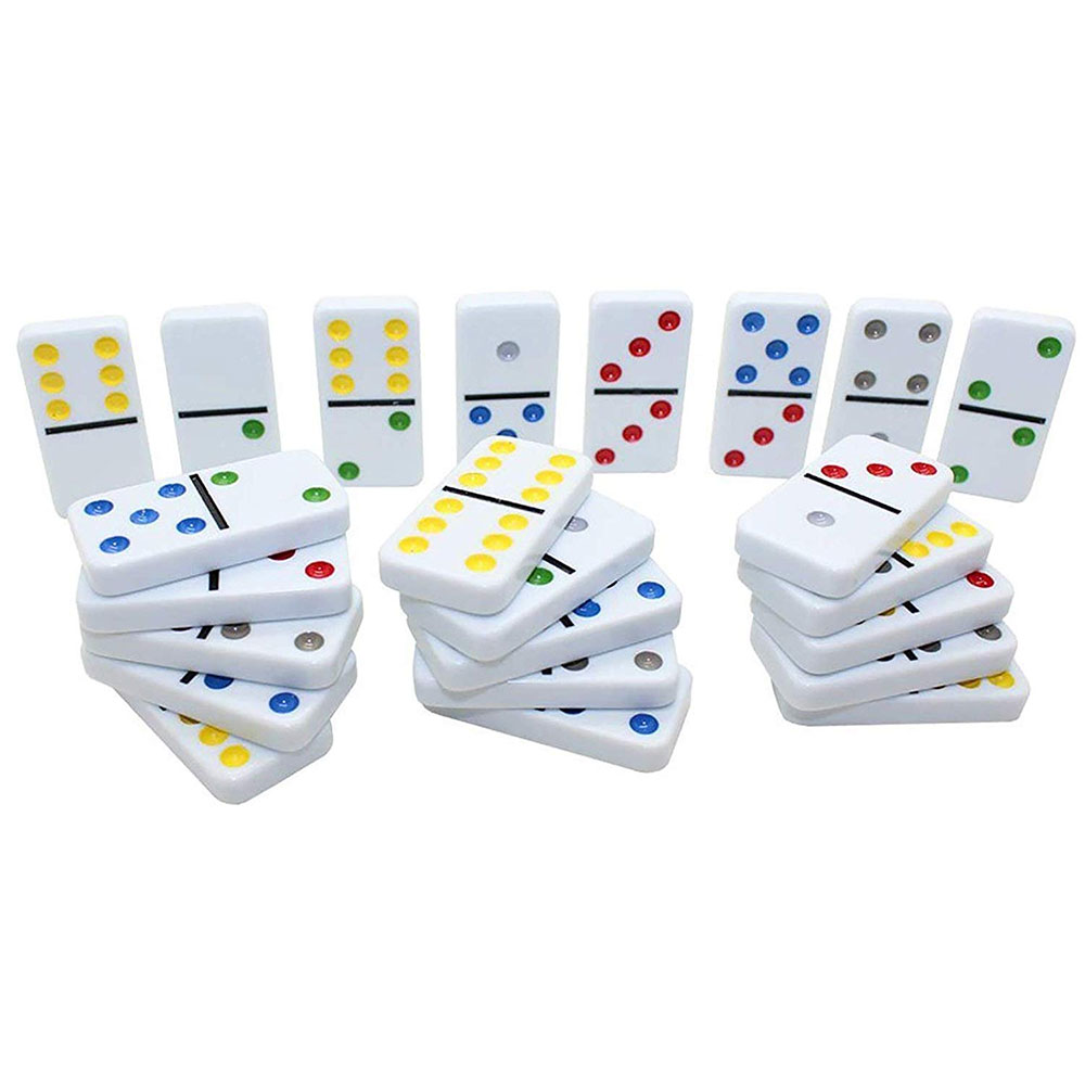 Društvena igra Domine u metalnoj kutiji - 28 delova - detalj