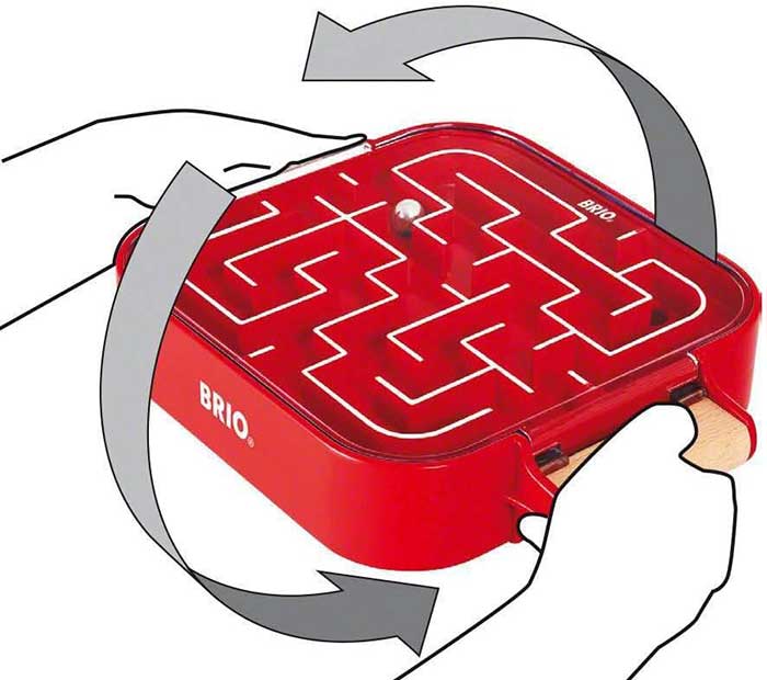 BRIO Igra spretnosti Lavirint za poneti 34100 - detalj