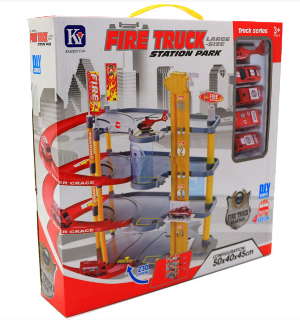 Igračka Staza za autiće Garaža Vatrogasna stanica VATROGASCI 861061 - detalj