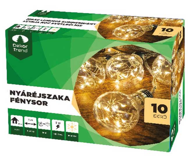 Niz Dekorativnih Sijalica Za Enterijer 10 LED KDK 401 - detalj