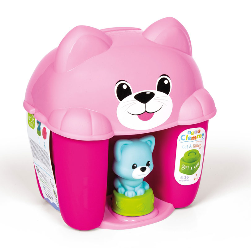 Clementoni Clemmy Gumene kocke u kantici Maca 17295 - detalj