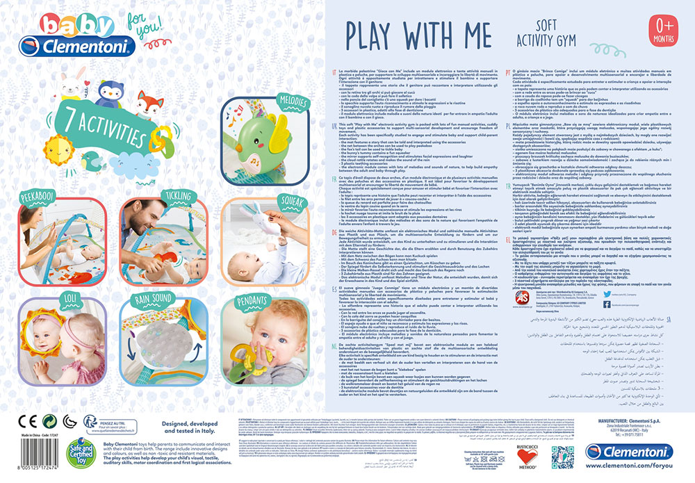 Clementoni Bebi gimnastika Play With Me 17247 - detalj